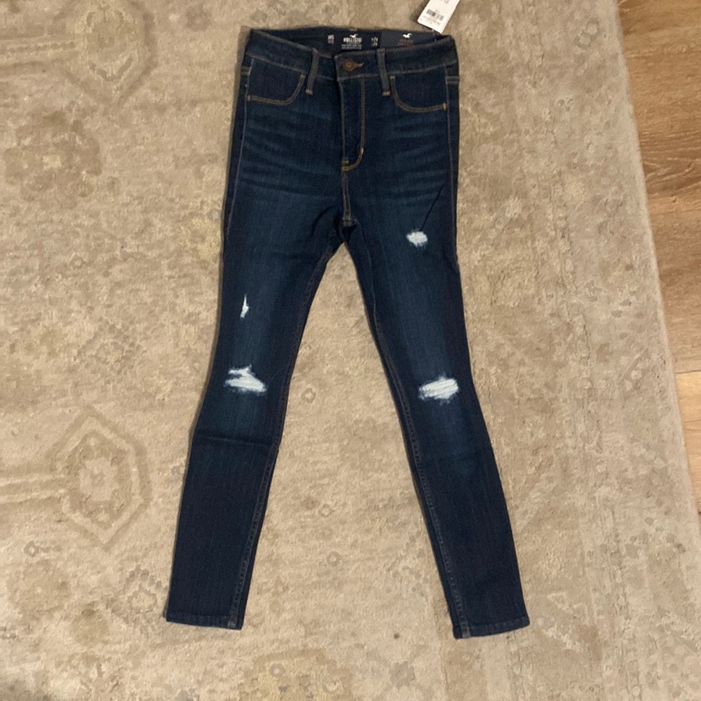 NWT HOLLISTER HIGH RISE JEAN LEGGINGS SIZE 0-XS